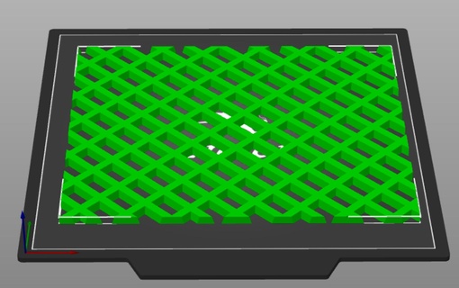 grids mosaicism grid mosaic glass fusing tool 3d print model - Mito3D