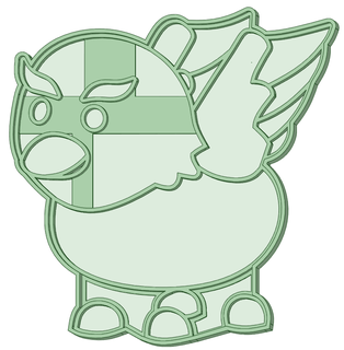 griffin cookie cutter adopt 3d print model - Mito3D