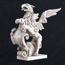 grifo gárgola águila león Arte animal pájaro arquitectura 3d print model - Mito3D