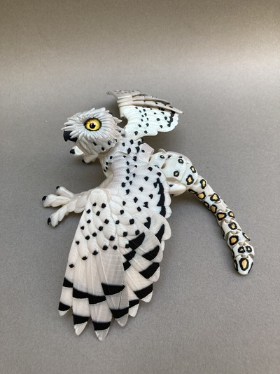 grifo nival hayvanlar mitol mantık ejderha yazık mafsallı 3d print model - Mito3D