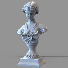 gril bust1 print bust model body full sexxy nude man men art disgn home sclupt 3d print model - Mito3D