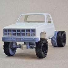 grill bumper revell gmc 1 24 scale body chassis parts car 3d print model - Mito3D