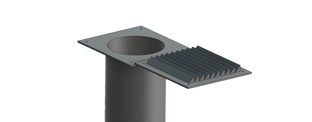 grille a ration ventilation 3d print model - Mito3D