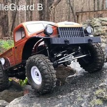 grille radiator multiple styles proline power wagon game r c vehicles rc scaler crawler body 3d print model - Mito3D
