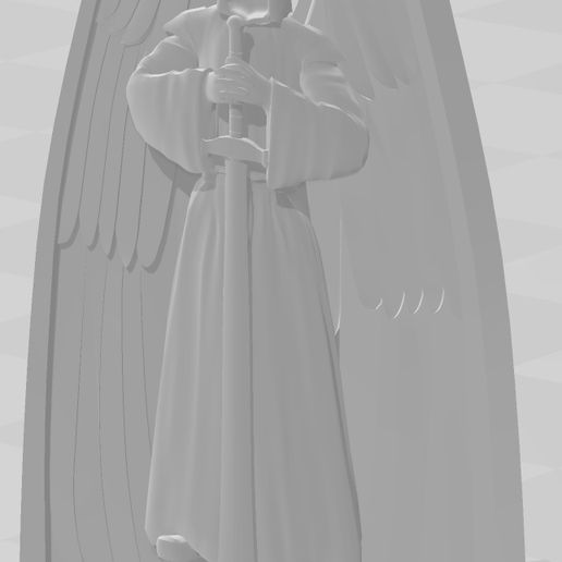 grim angels shield game da 40k sword angel wing warhammer 3D print model - Mito3D