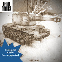 severo kv 2 ragnarok principal batalla tanque 40k imperial Guardia leman russ Valhallan hielo guerreros 3d print model - Mito3D