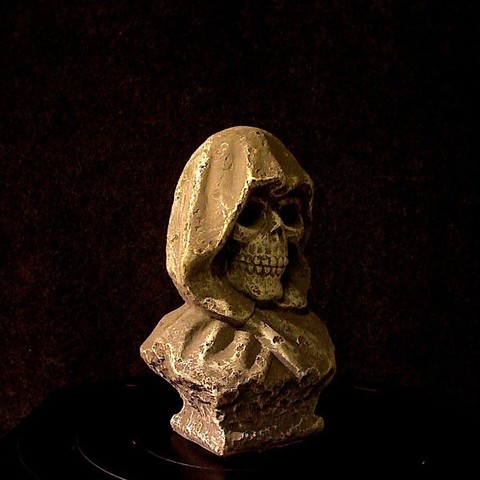 grim reaper a arte de morte makerbotdigitizer scan 3D print model - Mito3D