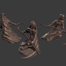grim reaper art death dnd dnd miniature figure grim reaper miniature sculpture wraith sculptures