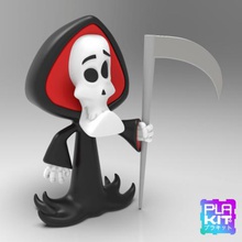 grim reaper adventures billy mandy game collectible collection miniature figurine action figure toys toymaker purakito plakit2 tv show event instagram animation cartoom cartoon network 3d print model - Mito3D