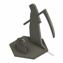 grim reaper phone stand holder terry pratchett 3d_printing 3d print model - Mito3D