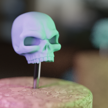 grim stylized skull art models 3d print model - Mito3D