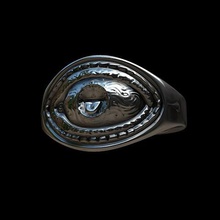 grimace eye ring jewelry awarelism mwopus 3d print model - Mito3D