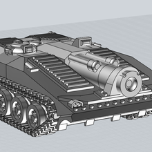 grimdark bunkerbuster strv103 pattern 3d print model - Mito3D