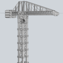 grimdark crane epic scale 6mm grimdark terrain 3d print model - Mito3D