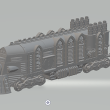 Grimdark sapkınlık tren epik 40k becerikli titanicus Warhammer 40000 savaş ağası titan reaver tazı porfir 3d print model - Mito3D