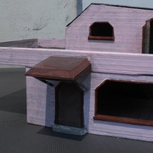 grimdark villa game 40k terrain building miniature sci-fi house fururistic post apocalyptic model kit 3d print model - Mito3D