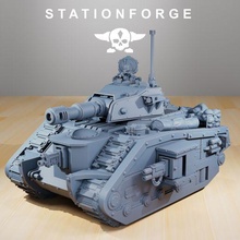 grimguard - battle tank 3d print model - Mito3D