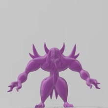 grimmsnarl Jeu pok lun action figure jouet Pokémon 3d print model - Mito3D