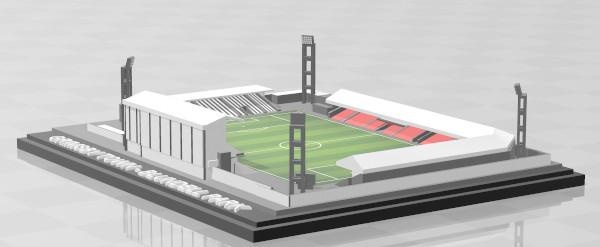 grimsby Cidade blundell parque futebol estádio estadio Inglaterra liga 2 3d print model - Mito3D