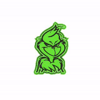 grinch 3 cookie cutter marker Home christmas christmasxcults navidad noel stamp natal papainoel santaclaus merry print in place feliz tree the o 3d print model - Mito3D