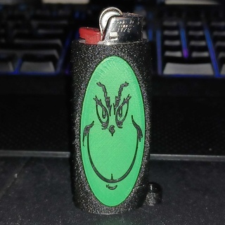grinch bic lighter case Various christmas gift unique winter holiday 3d print model - Mito3D
