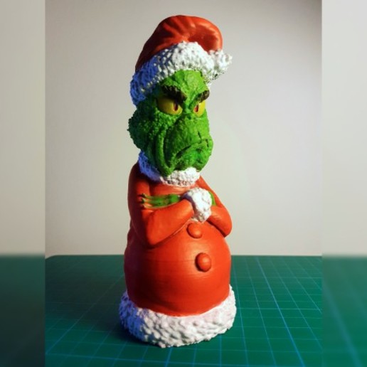 grinch adorno del árbol de navidad varios la decoración ornamento treetopper dibujos animados animada animación carácter 3D print model - Mito3D