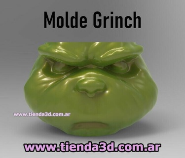 grinch saksı kalıp 3d print model - Mito3D