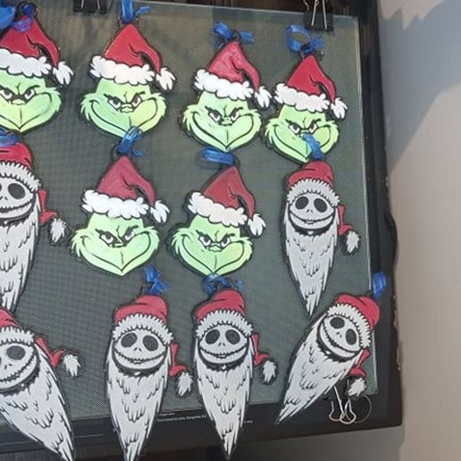 grinch Jack personalizado Navidad esferas 3D print model - Mito3D