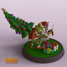 Grinch max Natale giocattolo testa decorazione natale vacanza arte santa oggetti collezione figurine miniature 3d print model - Mito3D