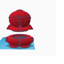 amoladora Eric cartman sur parque grande pica casado canabis 3d print model - Mito3D