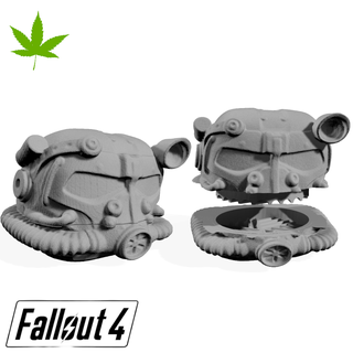 grinder fallout 4 Gadget chopper marijuana weed one piece op 3d print model - Mito3D