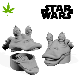 broyeur pot binks étoile guerres gadget hachoir marijuana cannabis op 3d print model - Mito3D