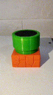 macinino Mario bros tubo Conservazione spazio vari chopper 420 nintendo mulino marijuana erba frantoio 3d print model - Mito3D