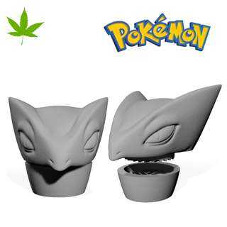 grinder pokemon sceptile Gadget chopper marijuana weed one piece op 3d print model - Mito3D