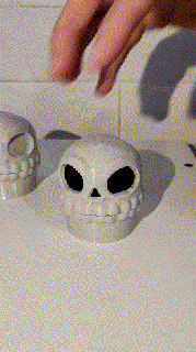 macinino cranio Conservazione spazio chopper 420 Halloween mulino erba 3d print model - Mito3D
