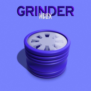 grinder helix herb cannabis crusher gadget 420 weed 3d print model - Mito3D