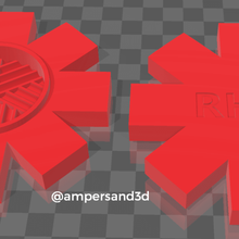 molinillo de rhcp logotipo varios la música amoladora el rock 3d print model - Mito3D