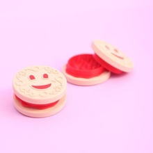 broyeur sourire hachoir cannabis pica biscuit 3d print model - Mito3D