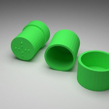 Kaffeemühle test gadget mill gefräst werden Unkraut cannabis Marihuana 3d print model - Mito3D