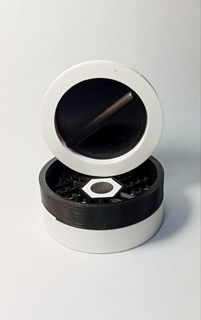 grinder v2 grinder thresher pollen 3 stories magnetic grinder magnetic unique design  3d print model - Mito3D