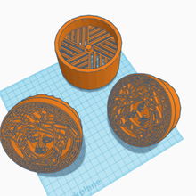 grinder versace pica moledor wedd cannabis hype 3d print model - Mito3D
