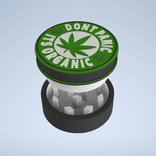grinder weed 3D print model - Mito3D