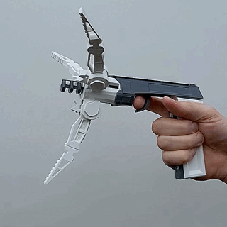 Greifer Grabber Gewehr Spielzeug drucken Ort Spaß einfach zappeln Gadget Haken beißen Werkzeug spielzeug grapler 3d print model - Mito3D