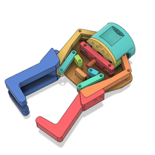 pince robotique bras outil nema17 cobot robot 3d print model - Mito3D