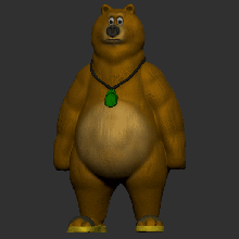 grizzy bear çeşitli ayı heykelcik oyuncak lemmings 3d print model - Mito3D