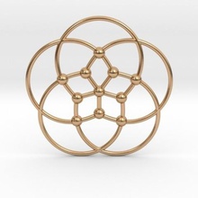 groestch pingente jóias pendentes arte da matemática gráfico 3d print model - Mito3D