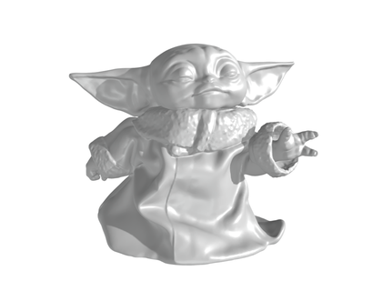 Gelb Baby Yoda Babyyoda Krieg Sterne Kraft Disney obi Kenobi Mandalorianer Mandaloriano 3d print model - Mito3D