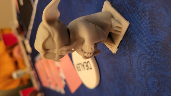 groguthulhu grogu cthulhu statue cute art 3d print model - Mito3D