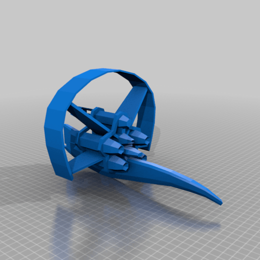 grome - gunship game babylon 5 babylon5 toy 3D print model - Mito3D