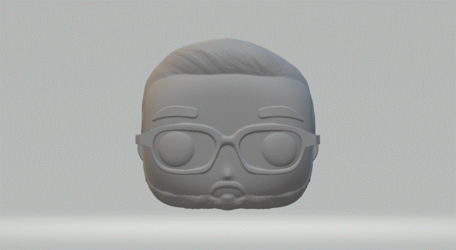 noivo cabeça 012 funko pop 3D print model - Mito3D
